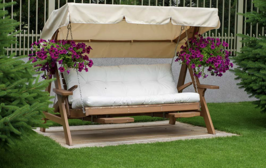 Balansoar de grădină: 3 stiluri – care e al tău?